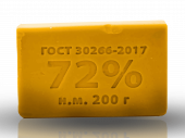 Мыло хозяйственное 72 ММЗ Белое Экстра без упаковки 200гр60