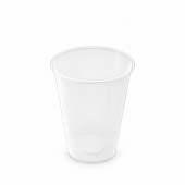 Стакан одноразовый Bubble Cup 400мл d90 матовый прозрачный 25шт/уп 16уп/кор 